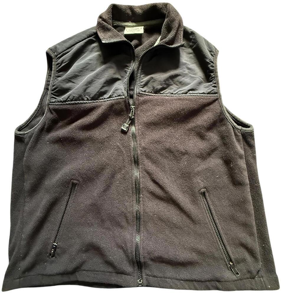 Timberline Colorado XL black fleece zip vest outdoor layering hiking casual wear - Picture 1 of 3
